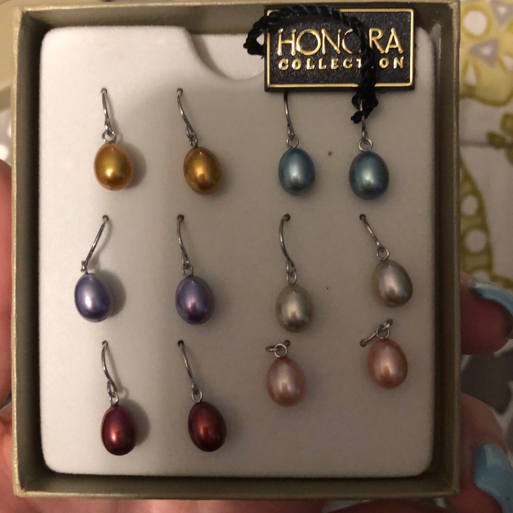 6 Brand New Earrings Multi Color
